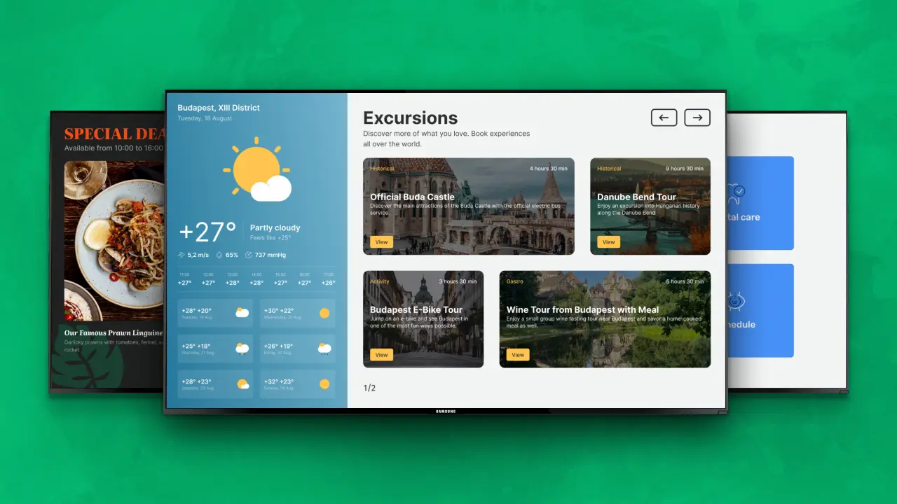 Digital Signage Templates Free AIScreen